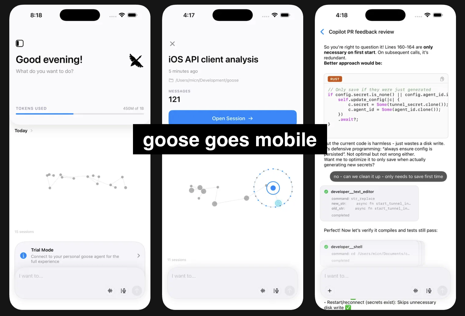 Thumbnail for goose Mobile Access and Native Terminal Support